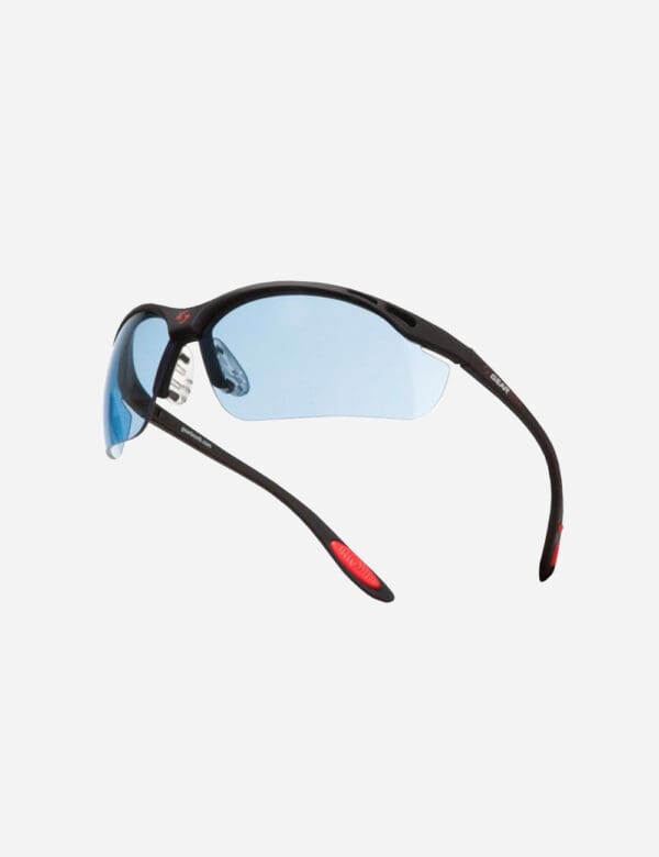 Gearbox Vision Pickleball Eyewear Black Blue Lens