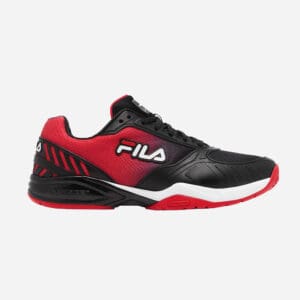 FILA Men's Volley Zone Pickleball Shoe - Black/Red