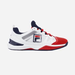 FILA Speedserve Energizer Men's Pickleball Shoes (White/Red)