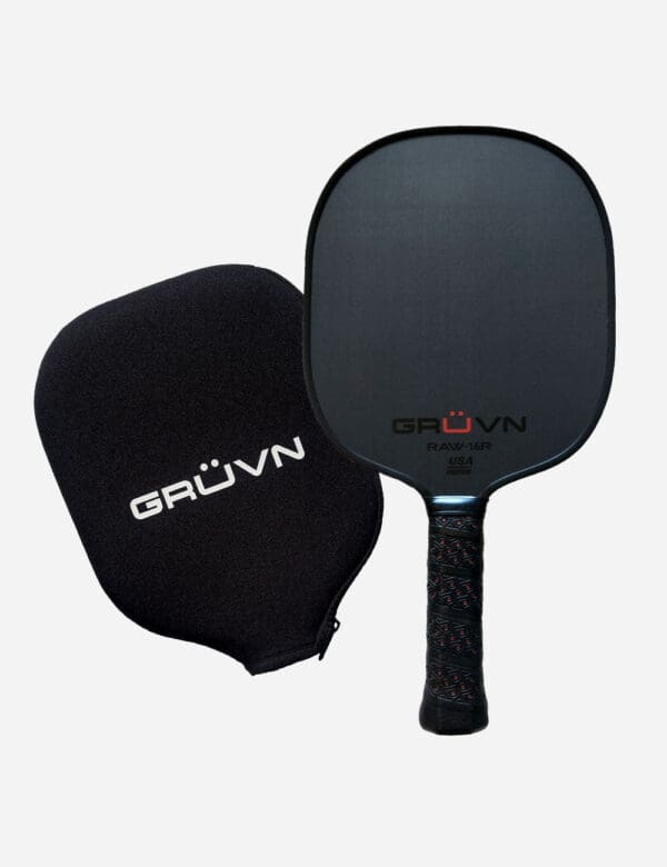 GRUVN's RAW-16R Pickleball Paddle (Free Cover)